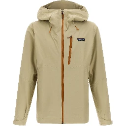 Beige Nylon Shell Jacket