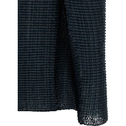 Blue Polyester Cardigan