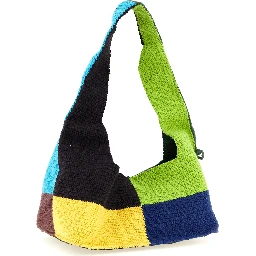 Multicolor Cotton Shoulder Bag