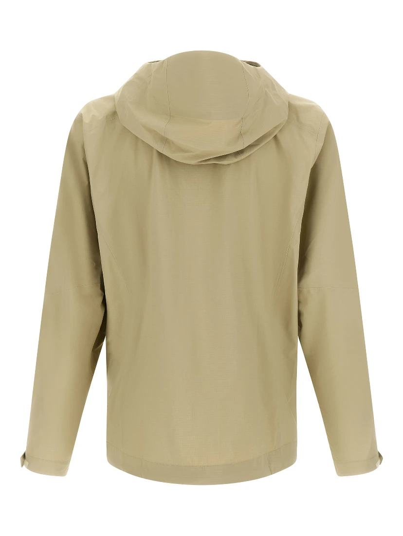 Beige Nylon Shell Jacket