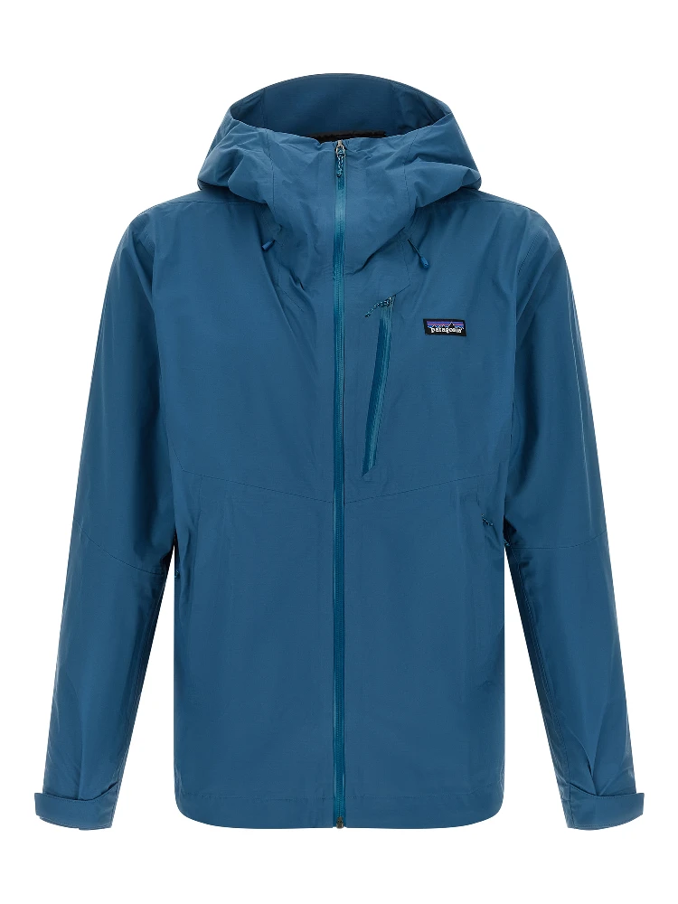 Blue Nylon Shell Jacket
