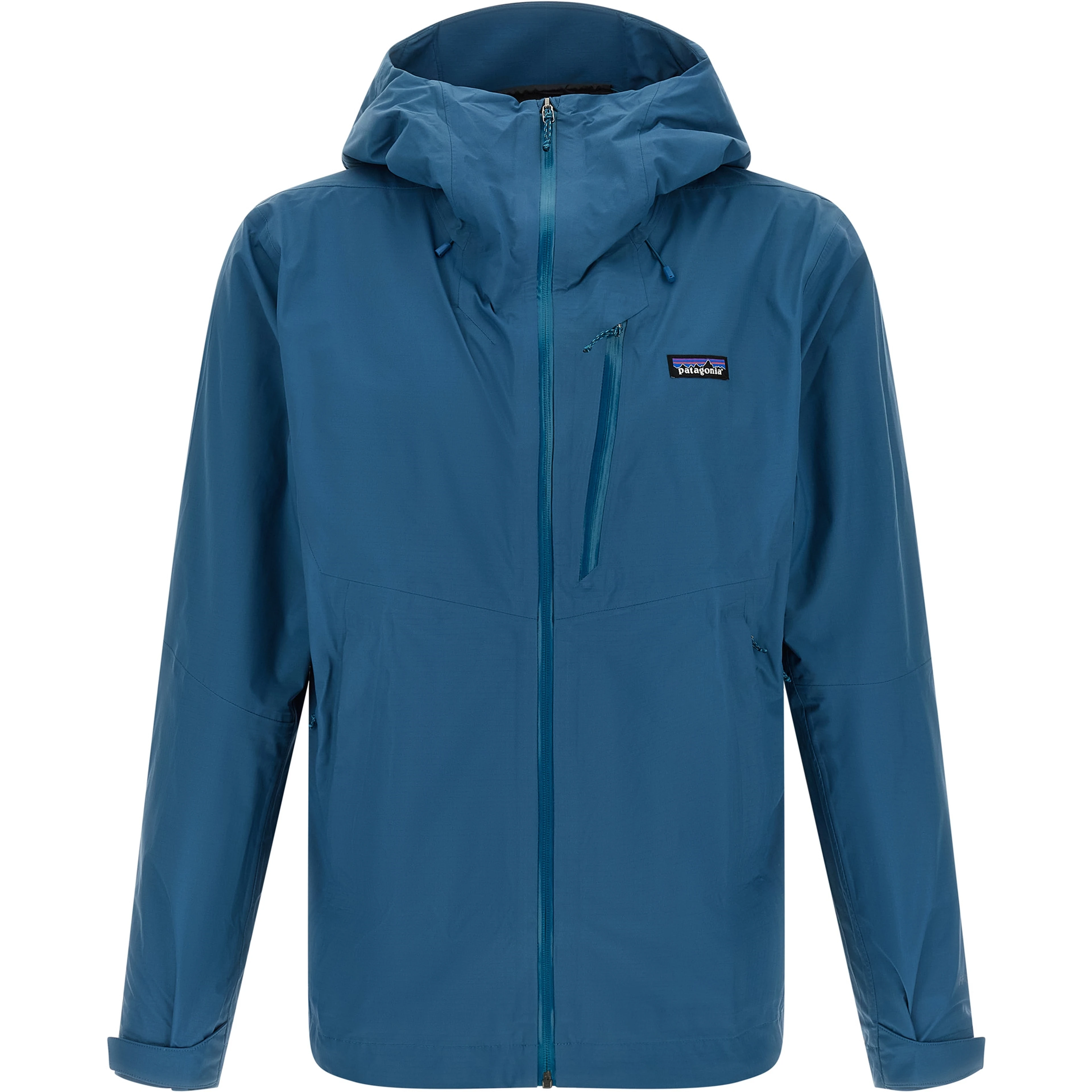 Blue Nylon Shell Jacket