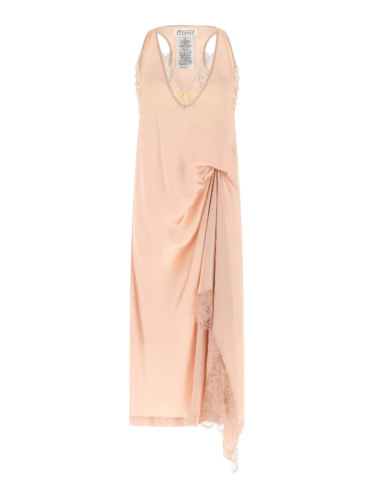 Multicolor Acetate Midi Dress