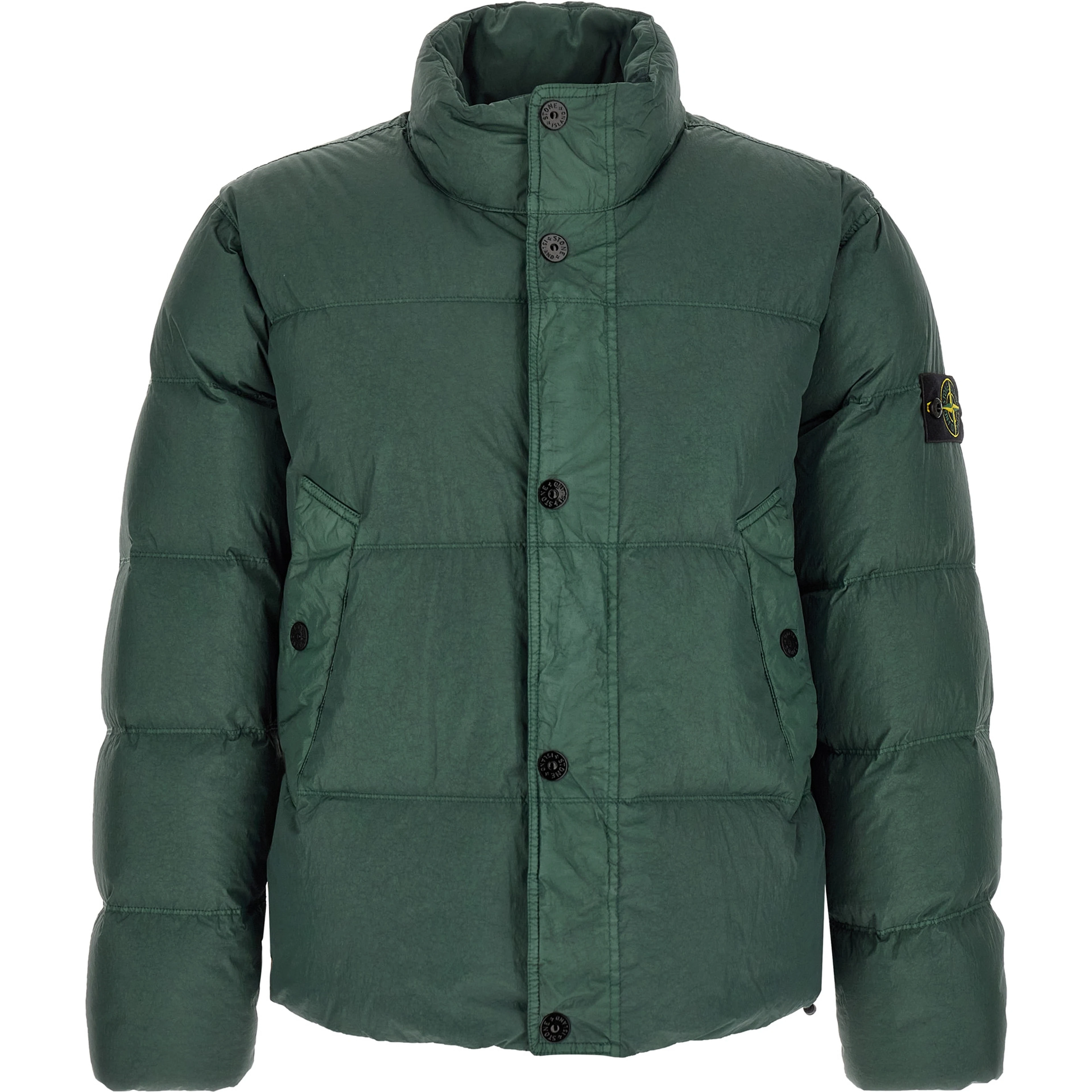 Bicolor Polyamide Full-Length Jacket