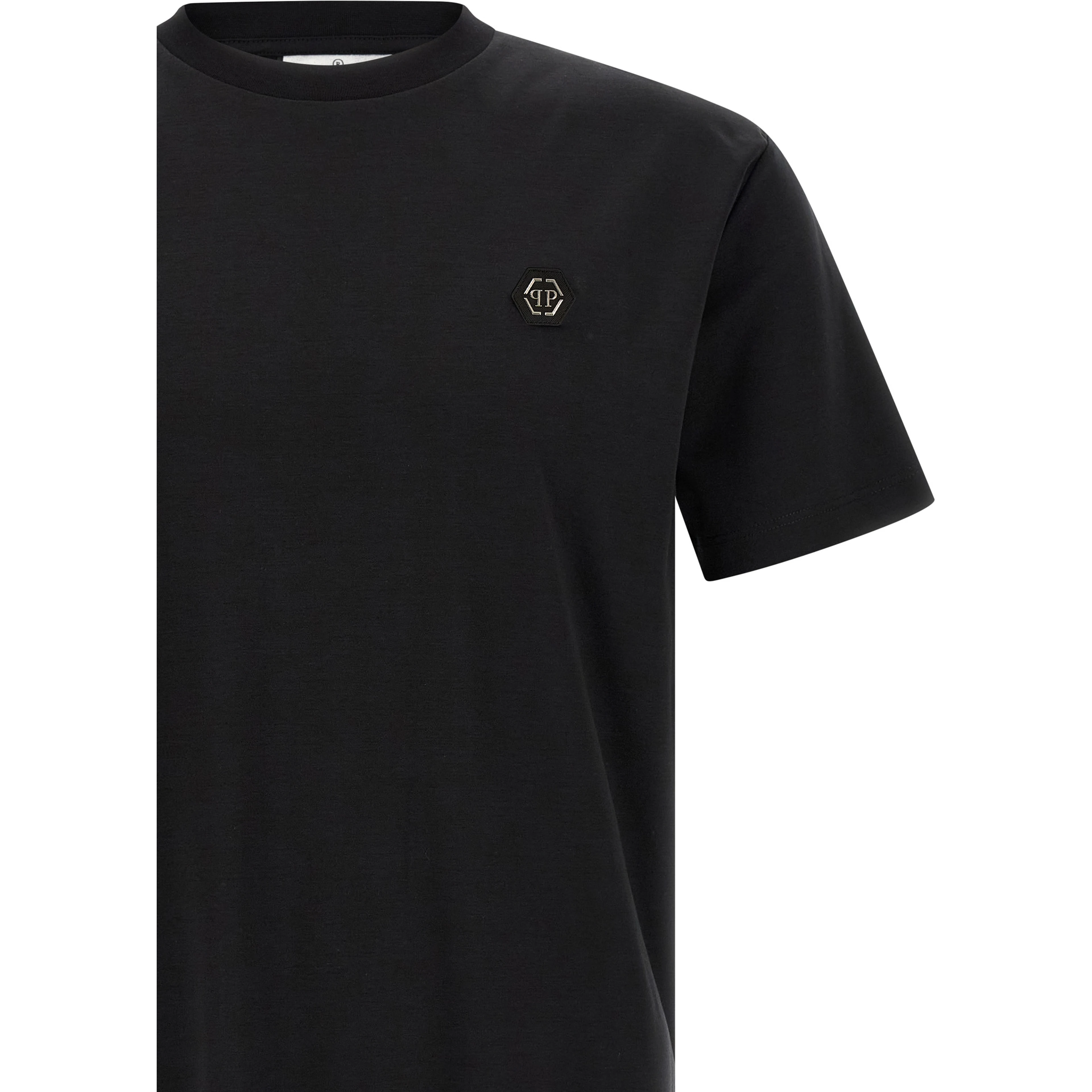 Black Cotton T-Shirt