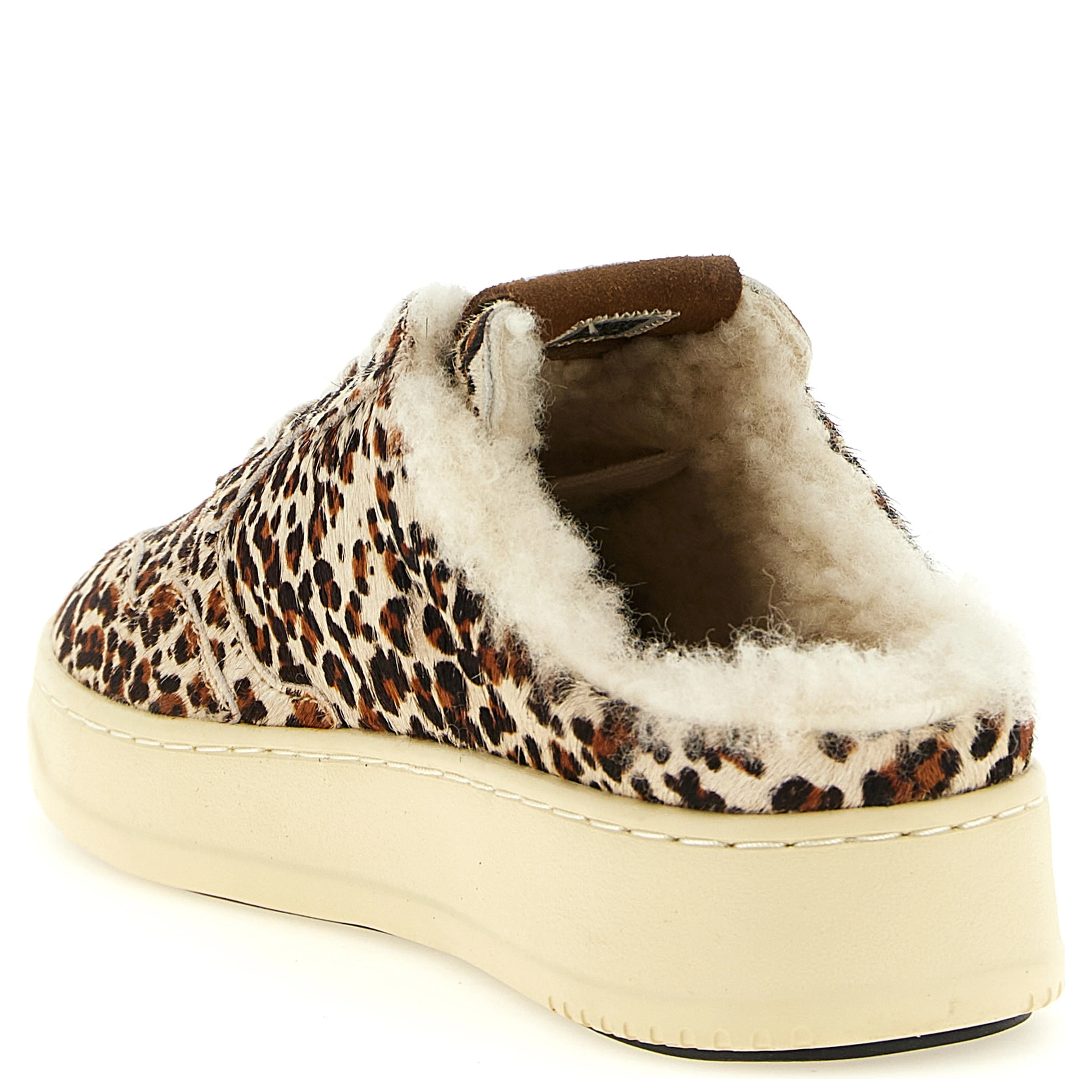 Brown Cowhide Low Top Sneakers