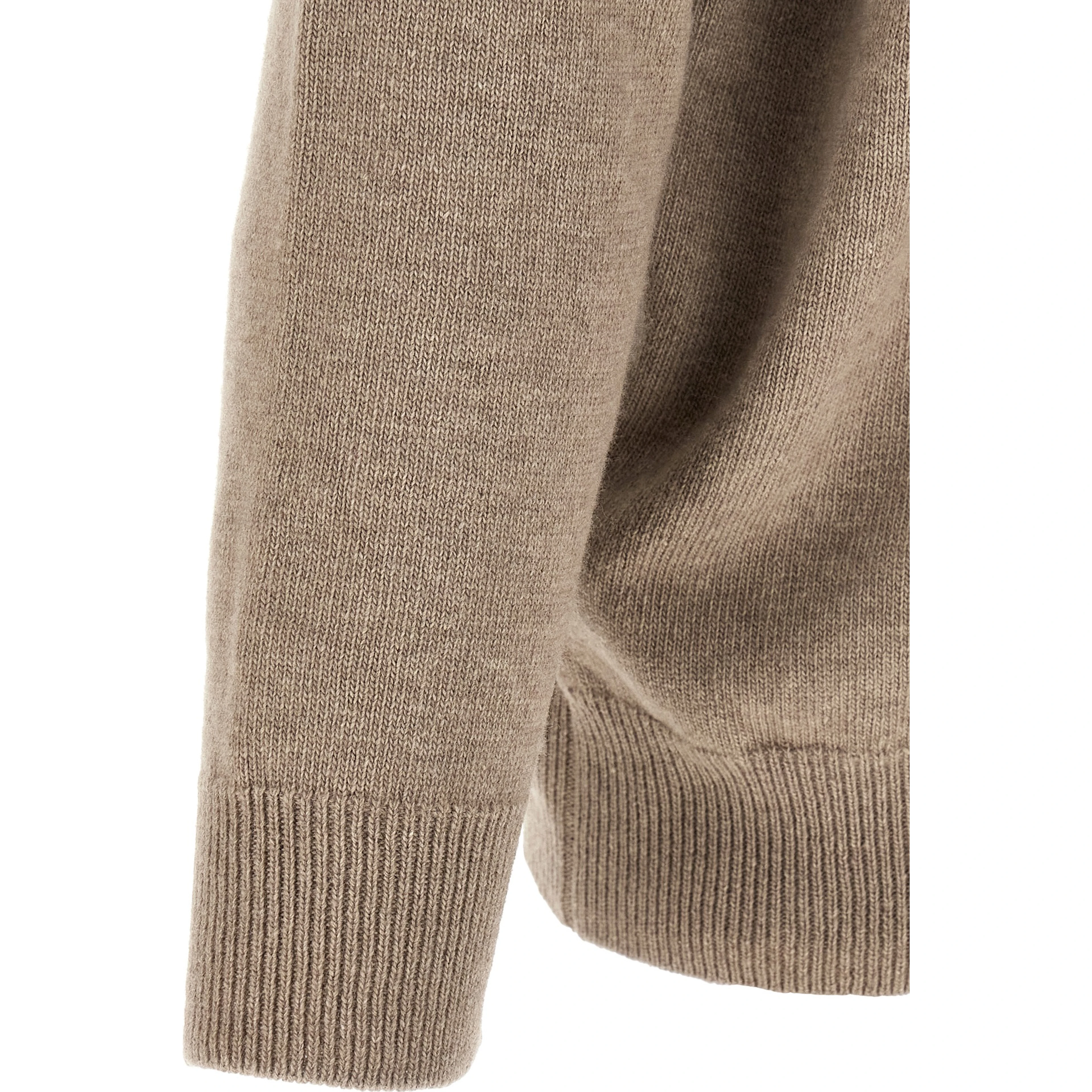 Beige Wool Cardigan