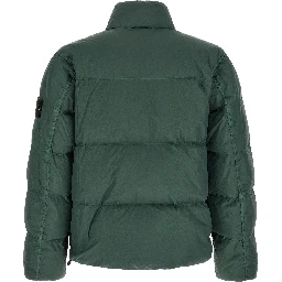 Bicolor Polyamide Full-Length Jacket