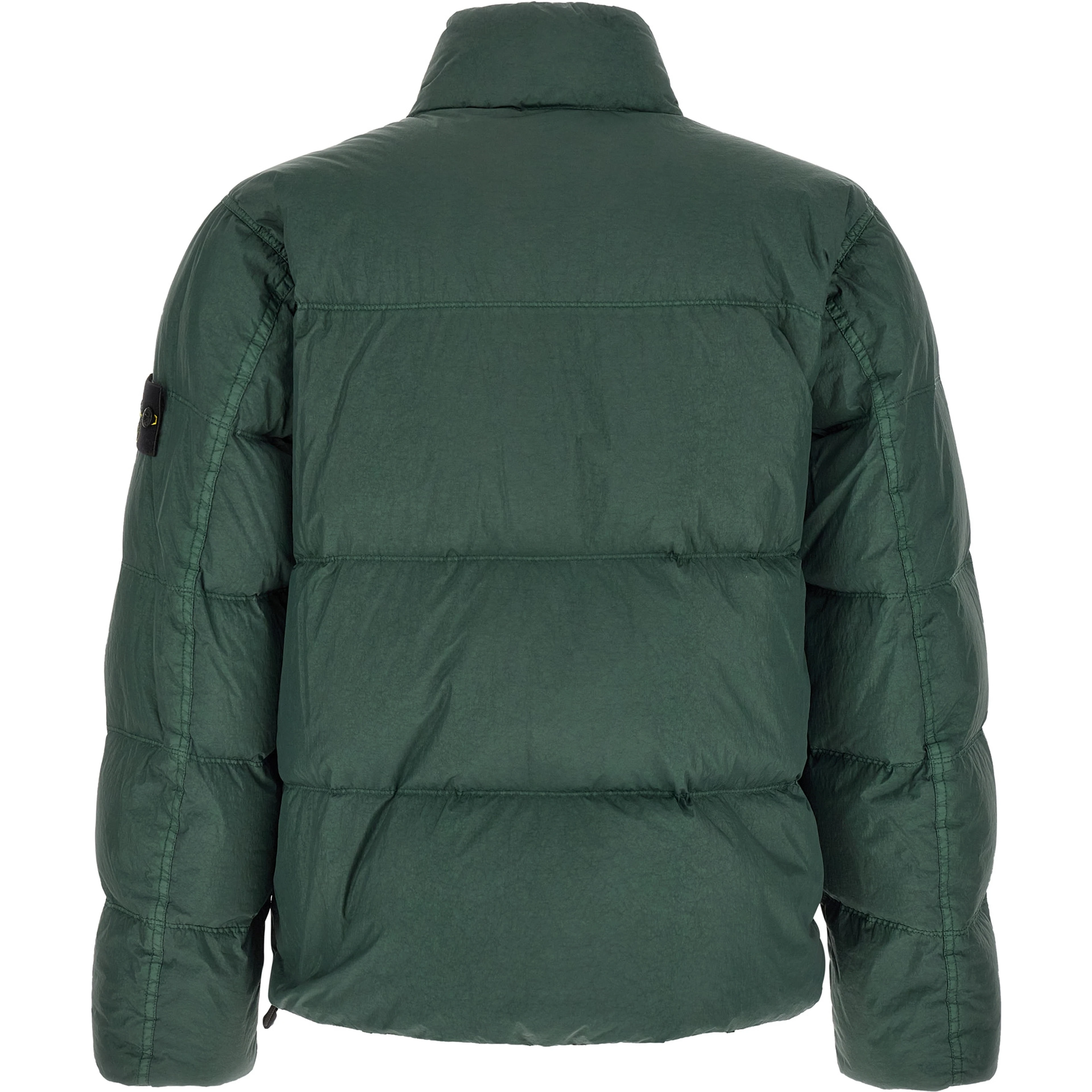Bicolor Polyamide Full-Length Jacket