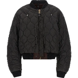 Brown Polyamide Bomber