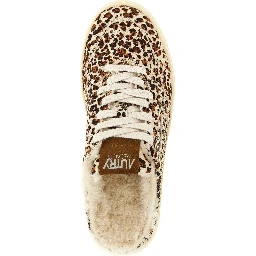 Brown Cowhide Low Top Sneakers