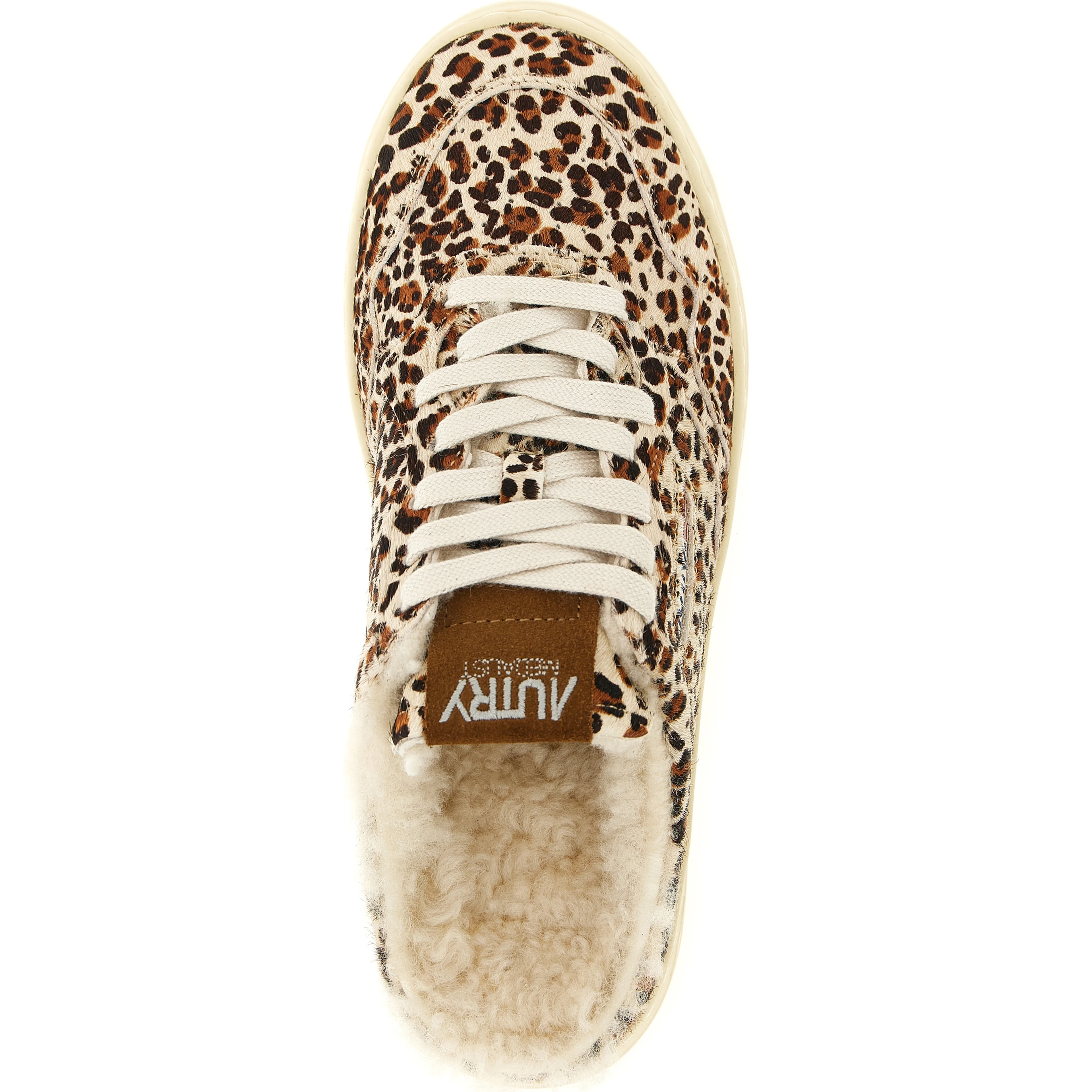 Brown Cowhide Low Top Sneakers