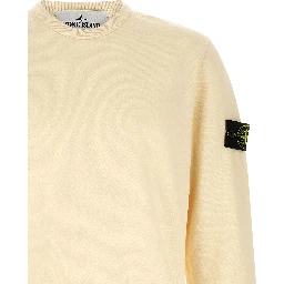 White Cotton Sweatshirt