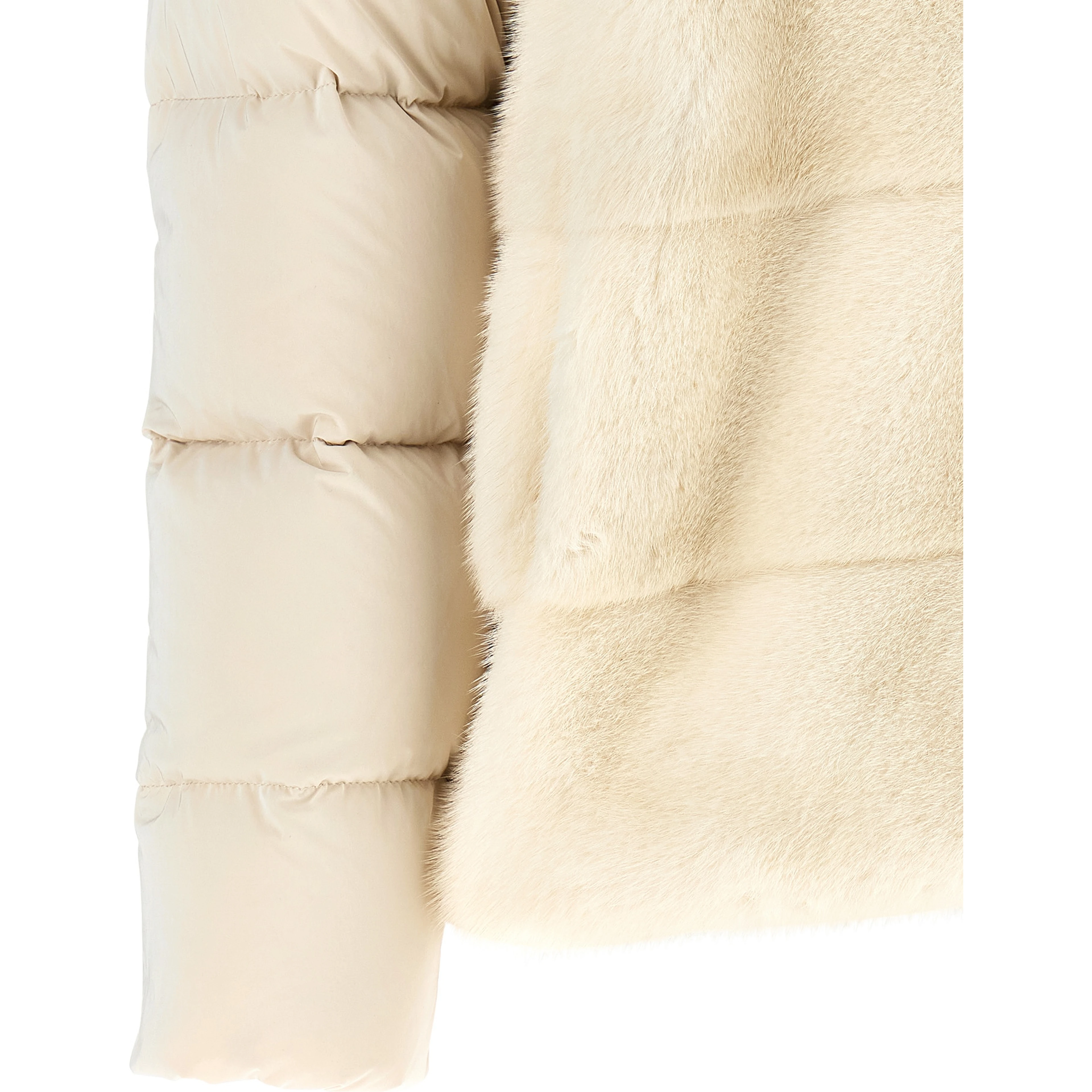 White Wool Shell Jacket