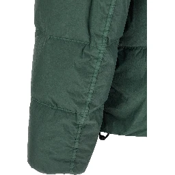 Bicolor Polyamide Full-Length Jacket