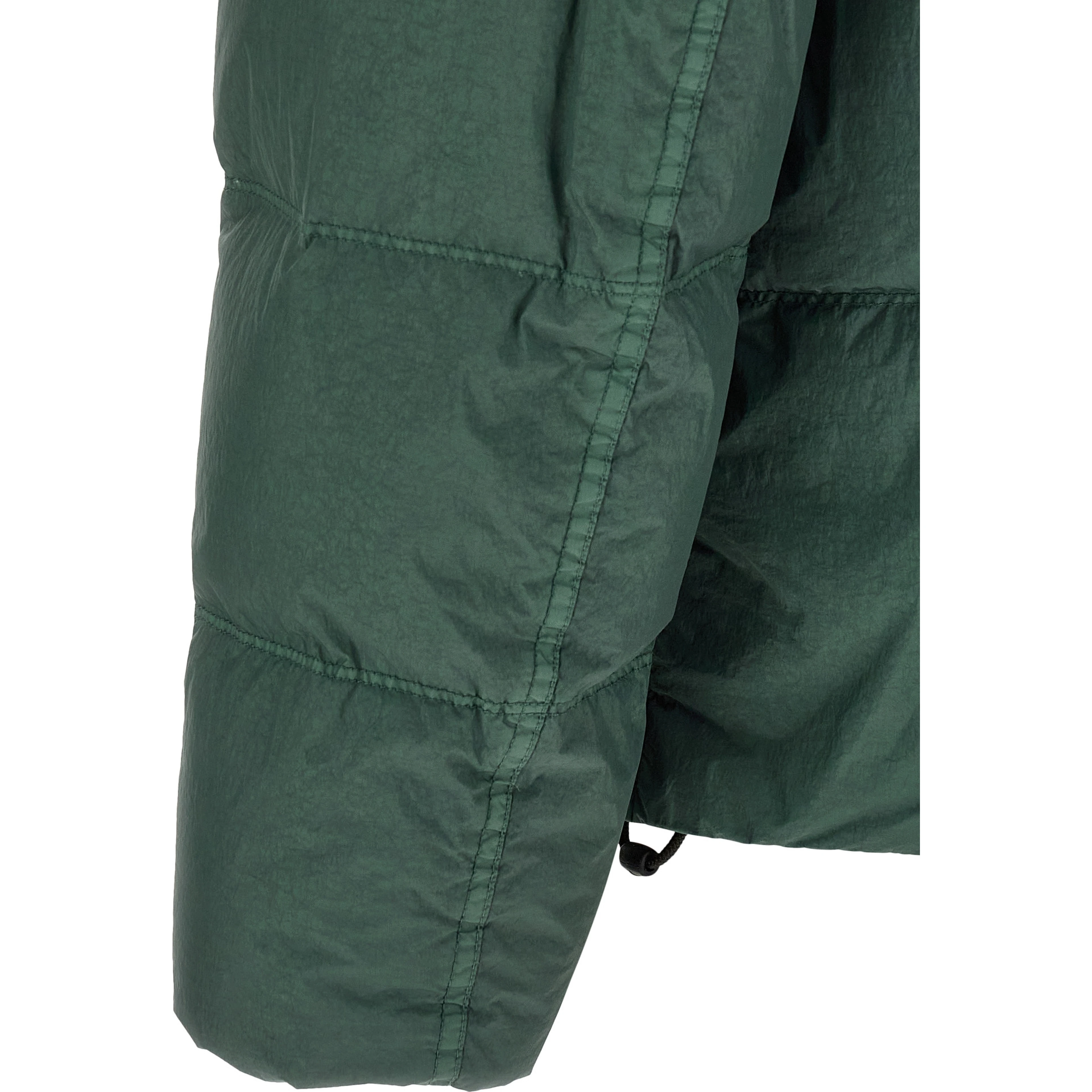 Bicolor Polyamide Full-Length Jacket