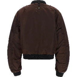 Brown Polyamide Bomber