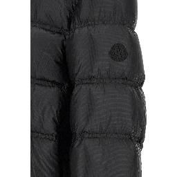 Black Polyamide Full-Length Jacket