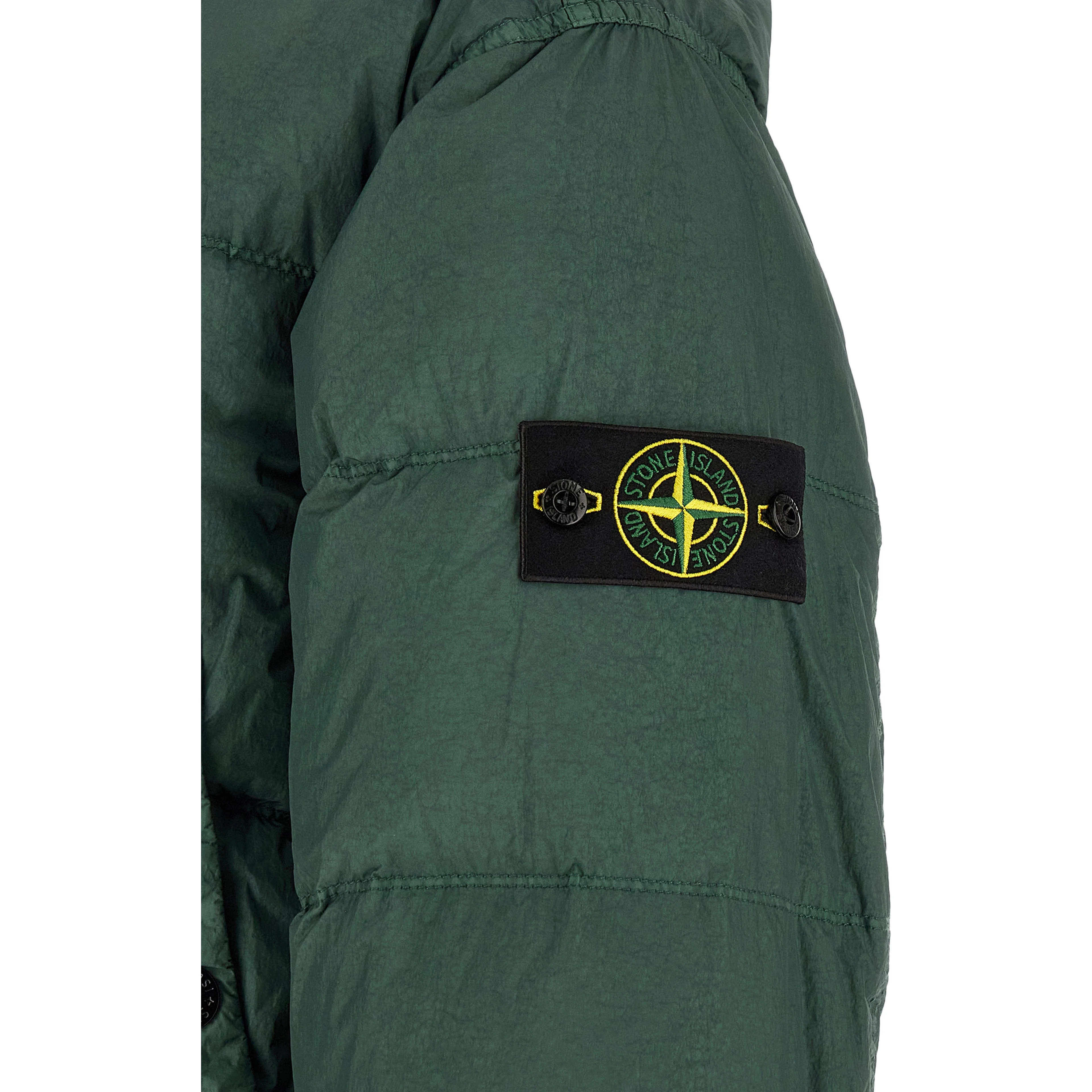 Bicolor Polyamide Full-Length Jacket
