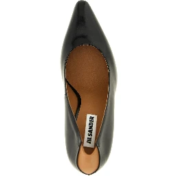 Black Calfskin High Heel Pumps