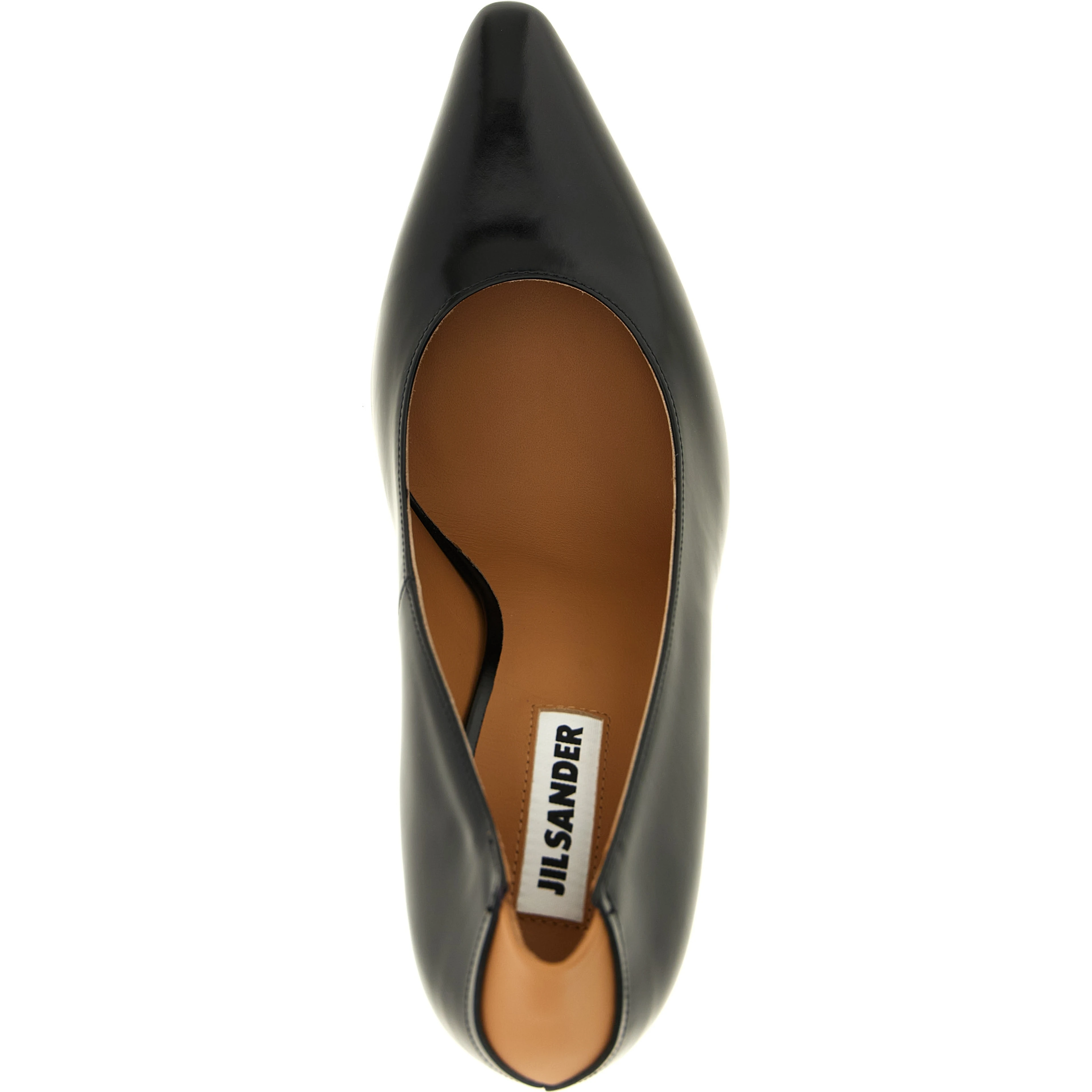 Black Calfskin High Heel Pumps