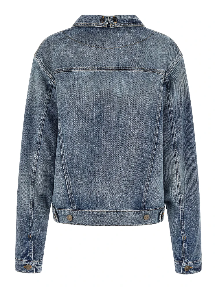 Blue Cotton Denim Jacket