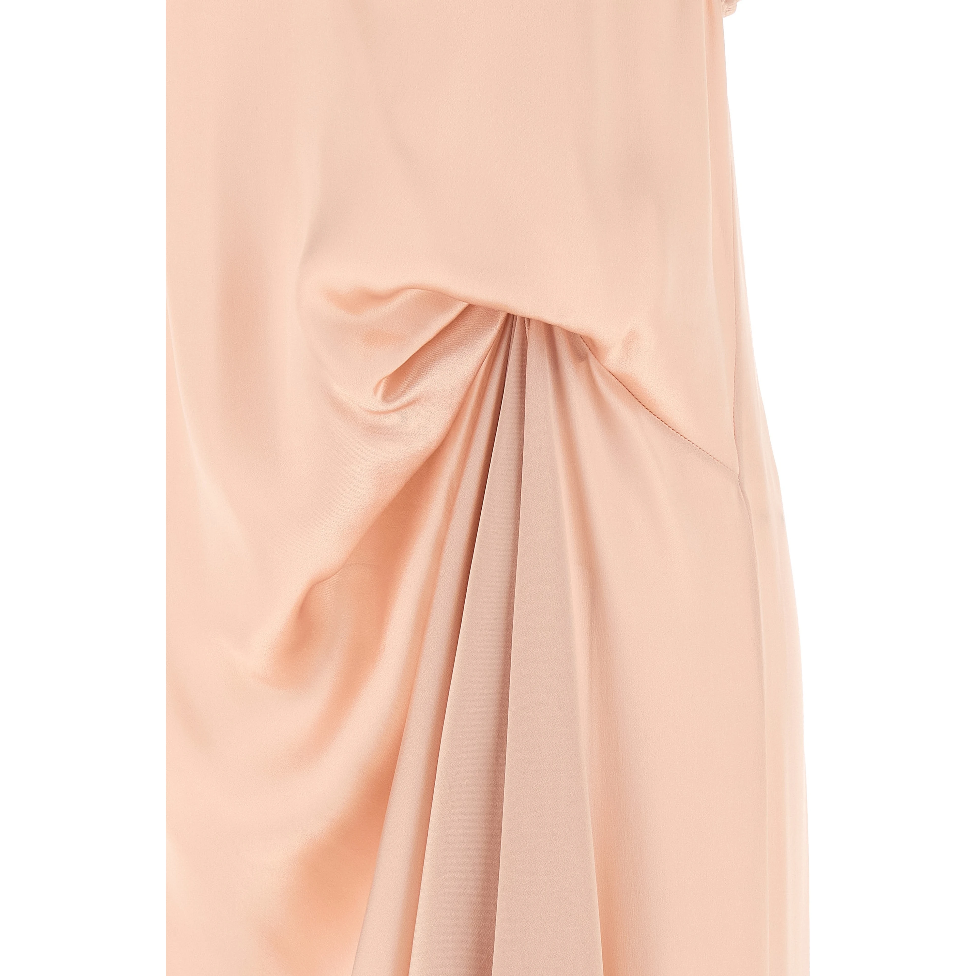Multicolor Acetate Midi Dress