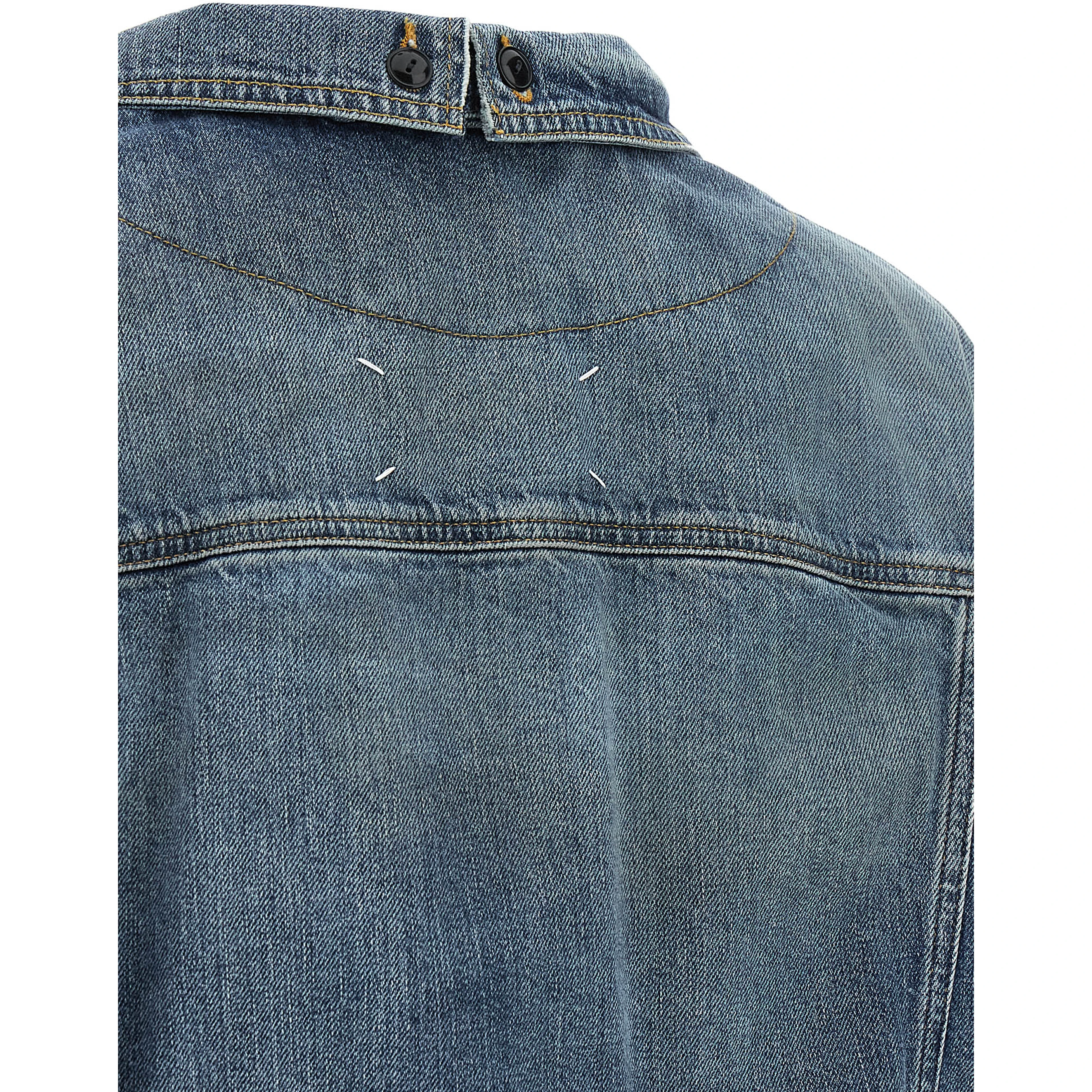 Blue Cotton Denim Jacket