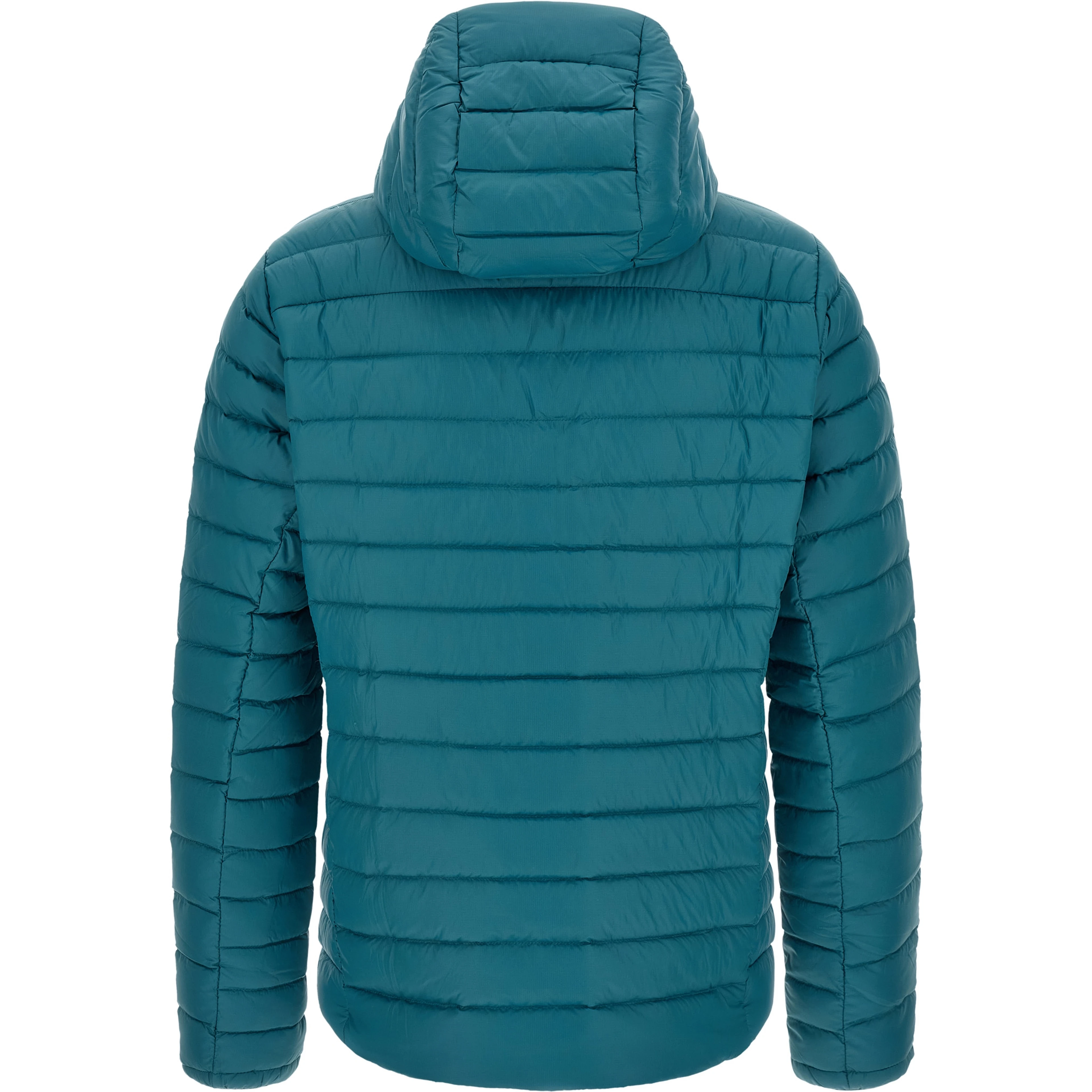 Blue Nylon Full-Length Jacket