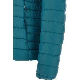 Blue Nylon Full-Length Jacket