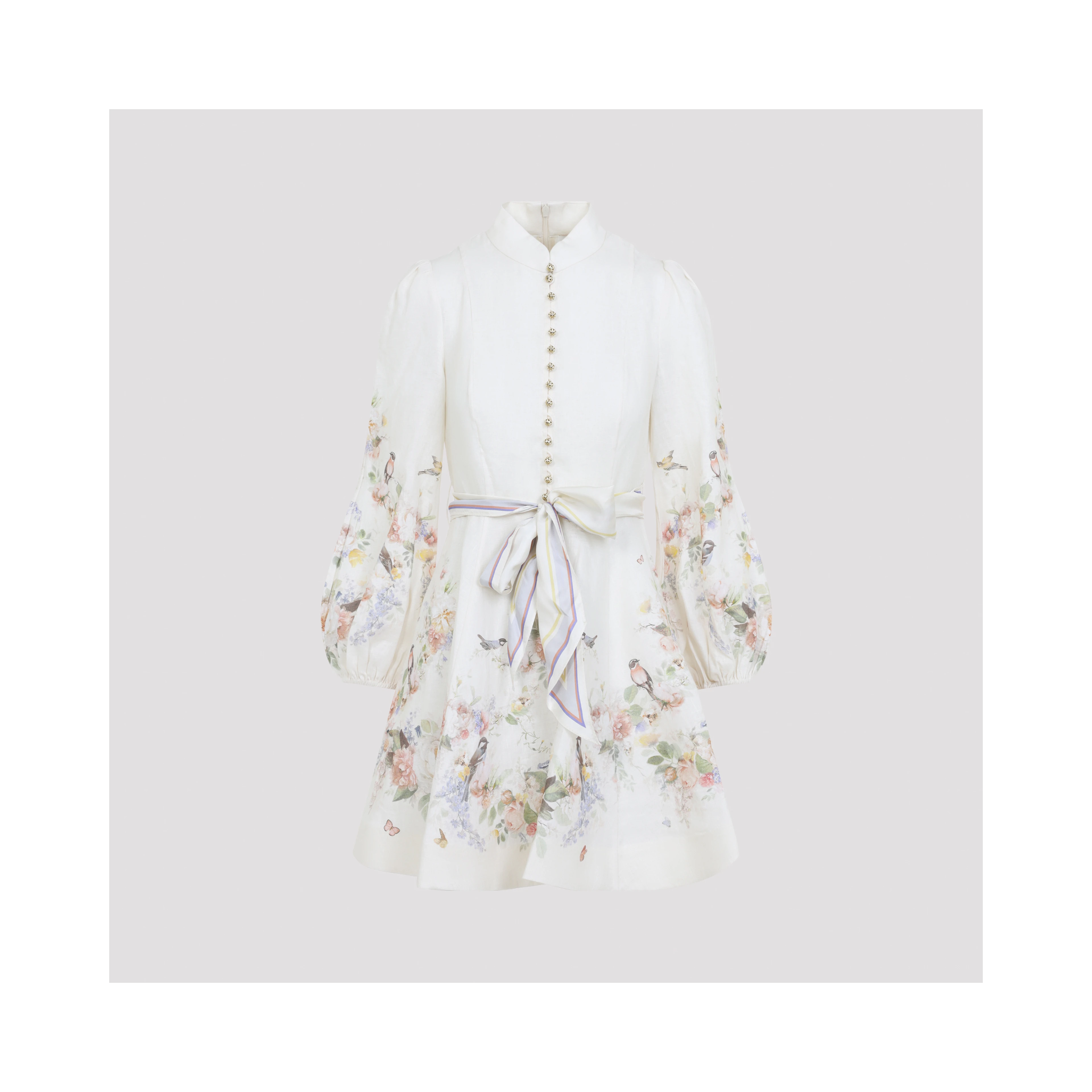 Zimmermann Valiant Button MIni Dress