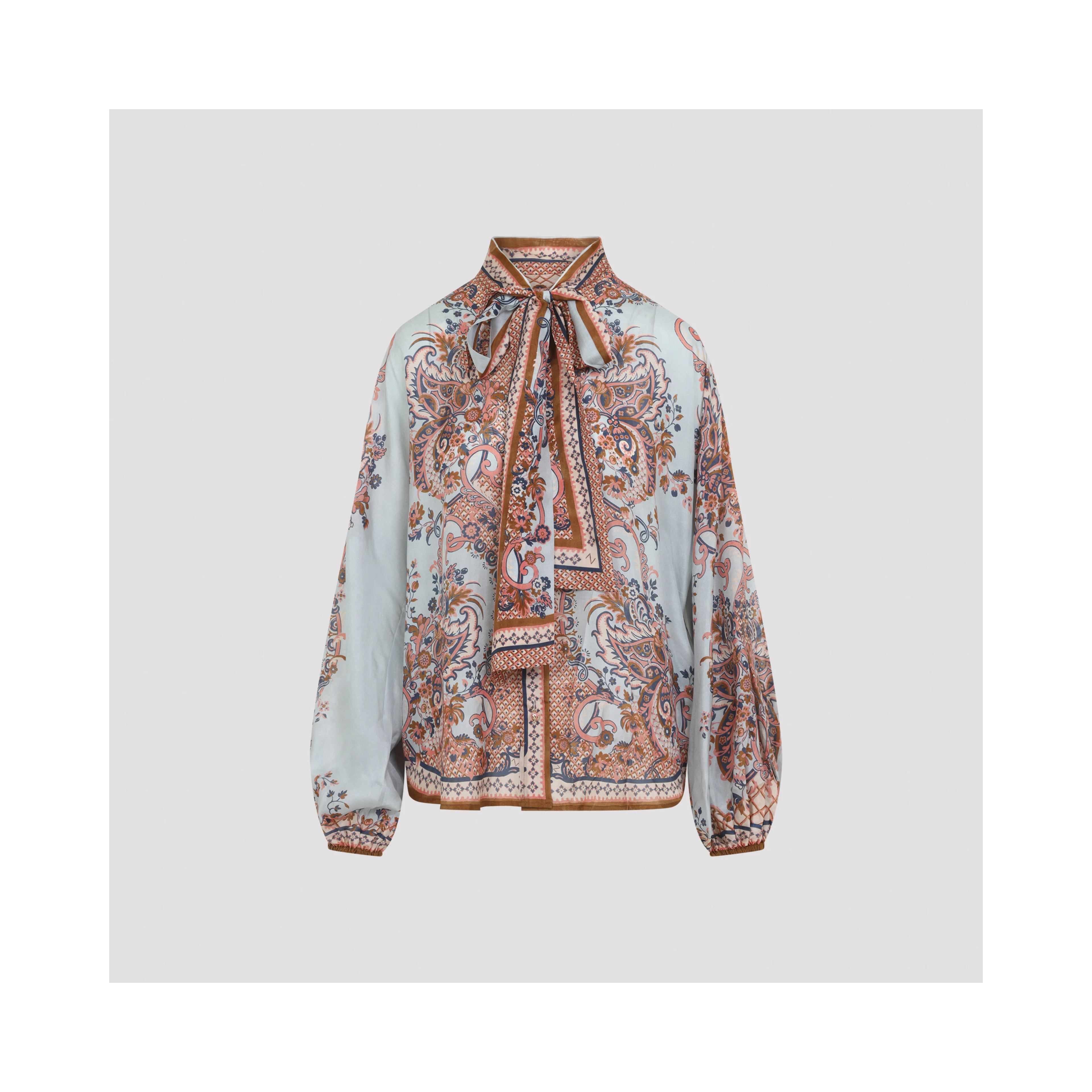 Zimmermann Aster Tie Neck Blouse