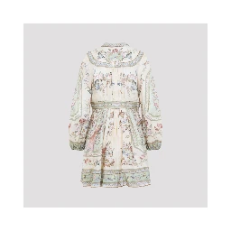 Zimmermann Roselight Plunge Mini Dress