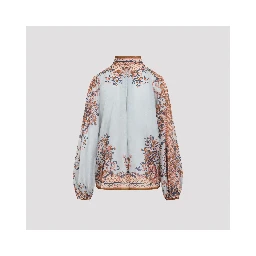 Zimmermann Aster Tie Neck Blouse