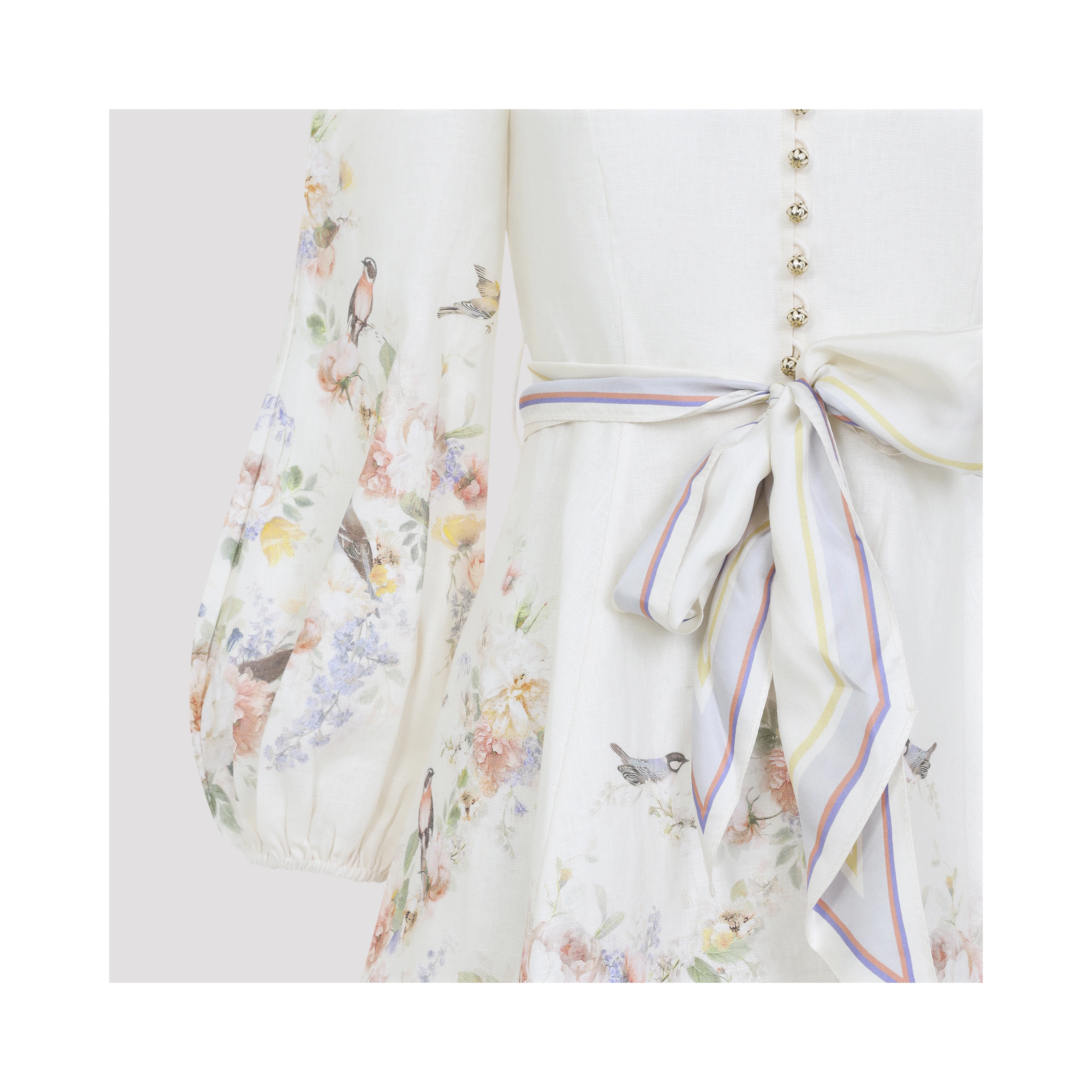 Zimmermann Valiant Button MIni Dress