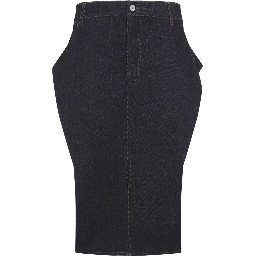 Jacquemus Denim Midi Skirt