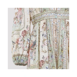 Zimmermann Roselight Plunge Mini Dress