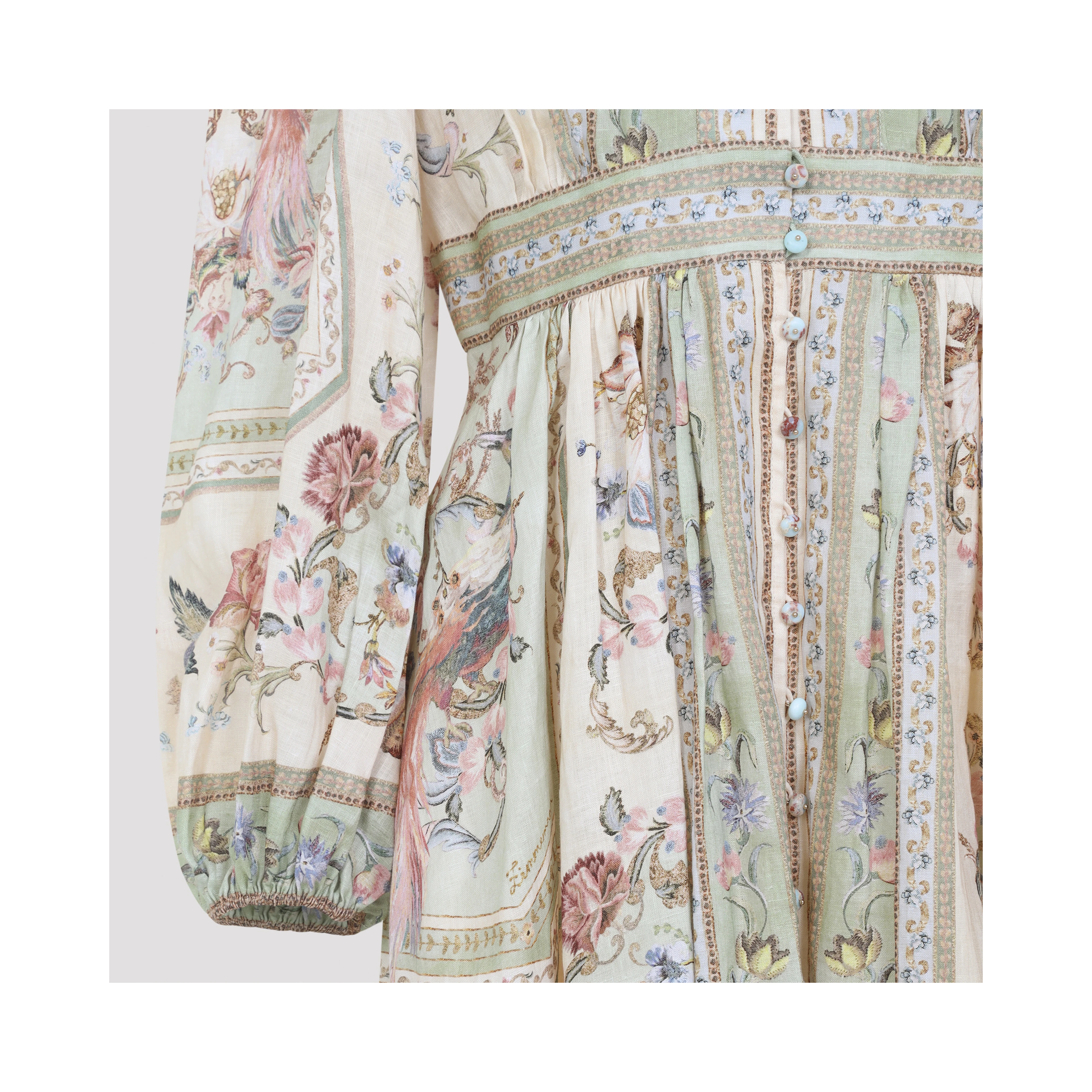 Zimmermann Roselight Plunge Mini Dress