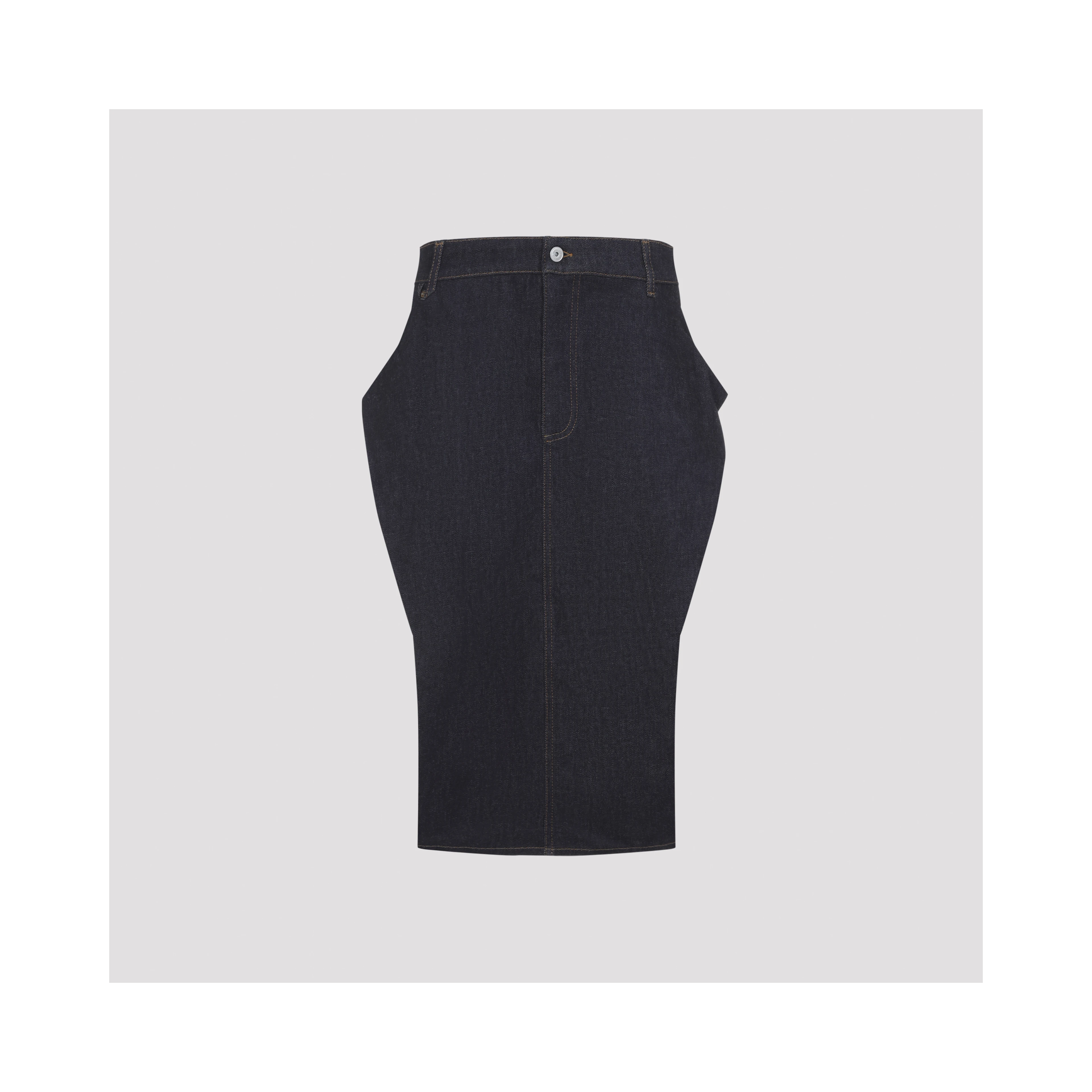 Jacquemus Denim Midi Skirt