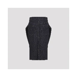 Jacquemus Denim Midi Skirt