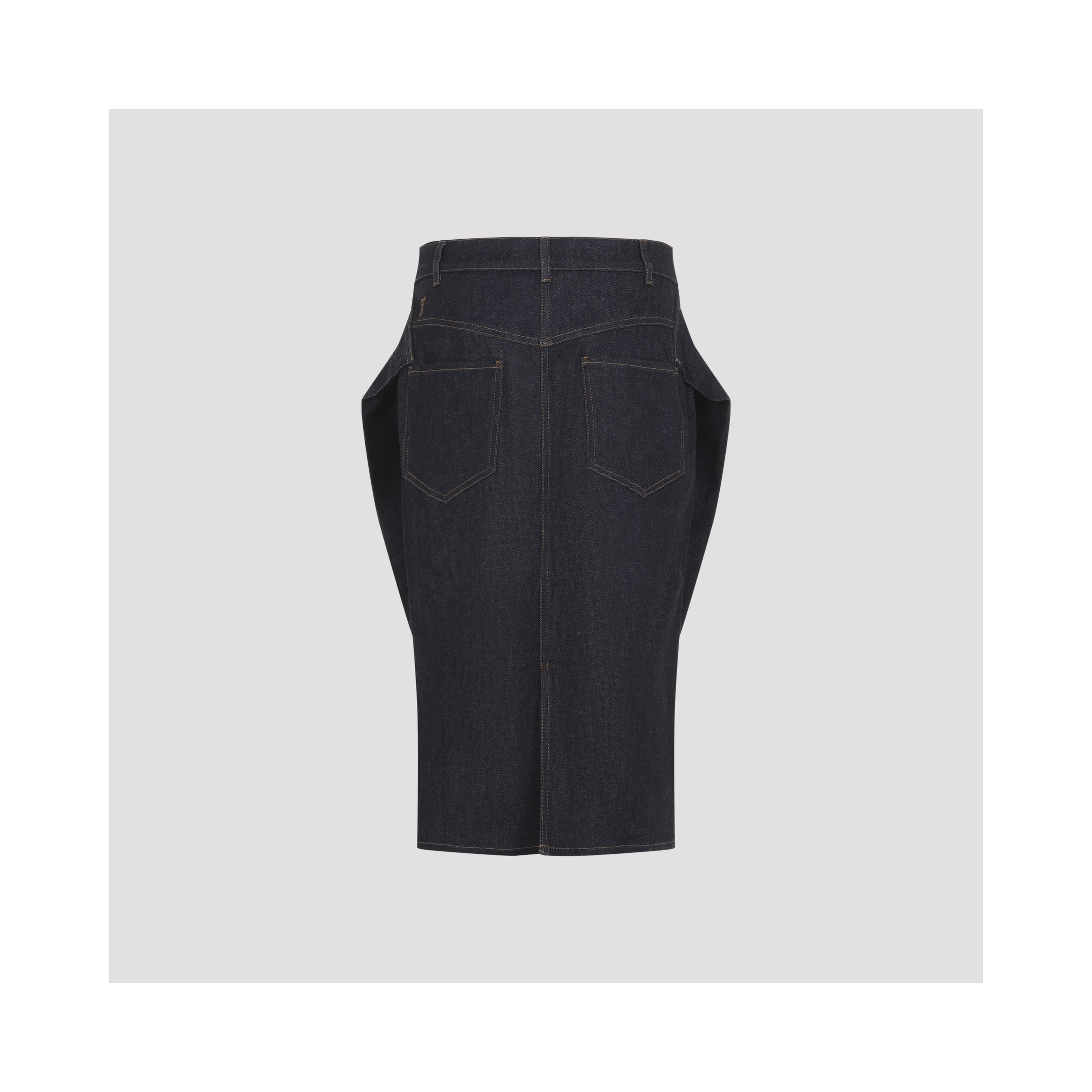 Jacquemus Denim Midi Skirt