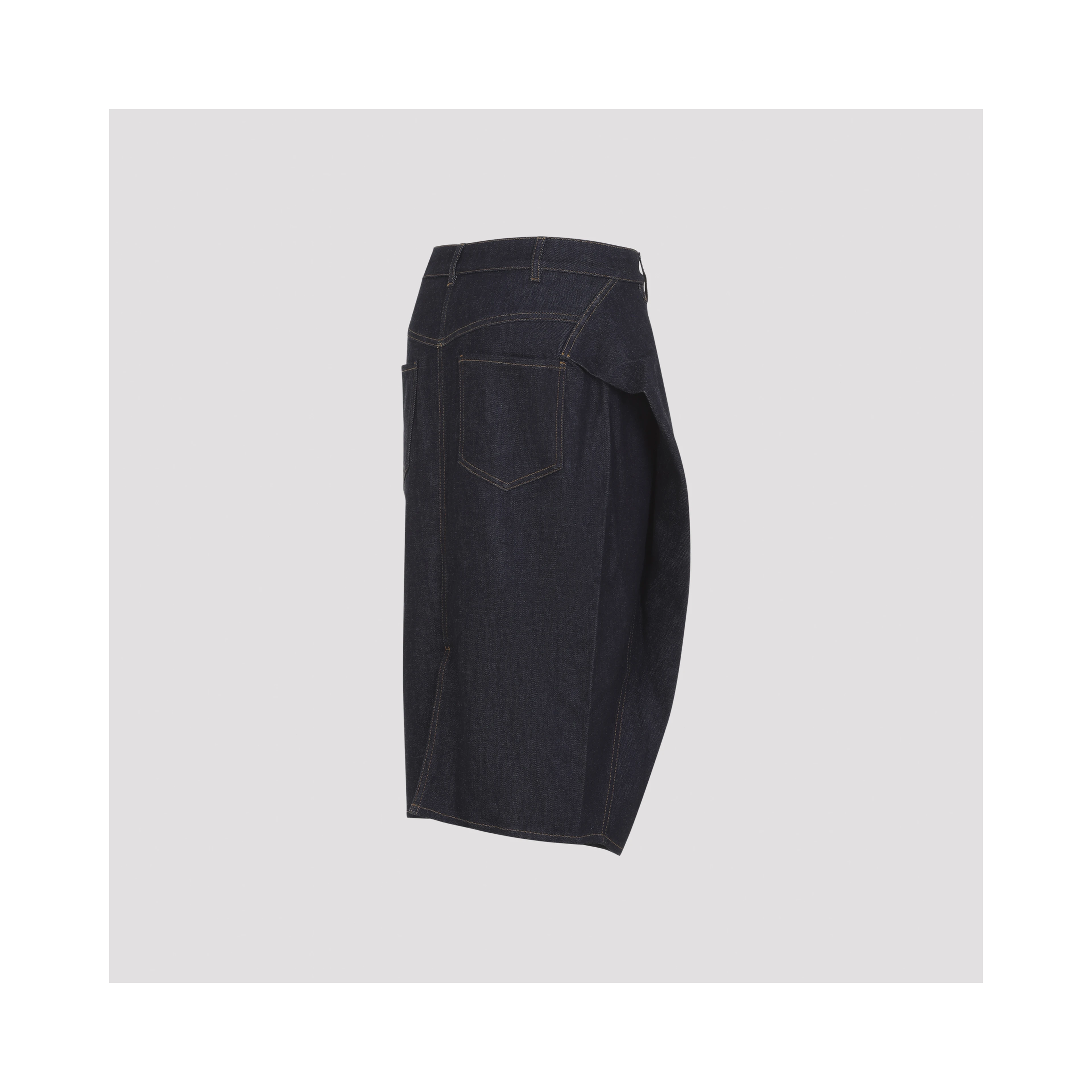 Jacquemus Denim Midi Skirt