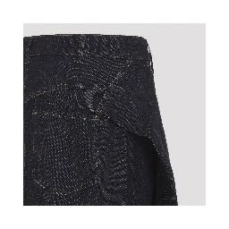 Jacquemus Denim Midi Skirt