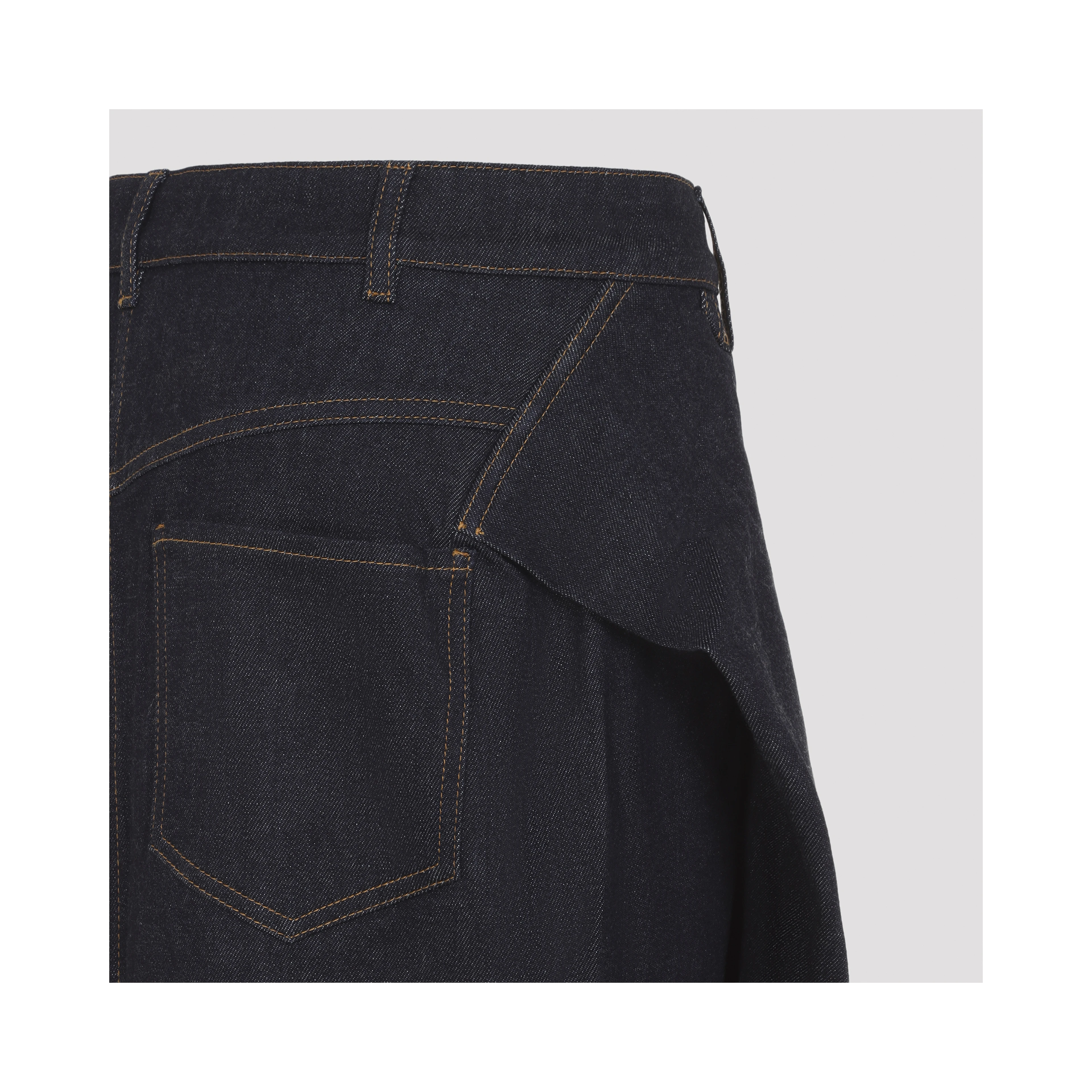 Jacquemus Denim Midi Skirt