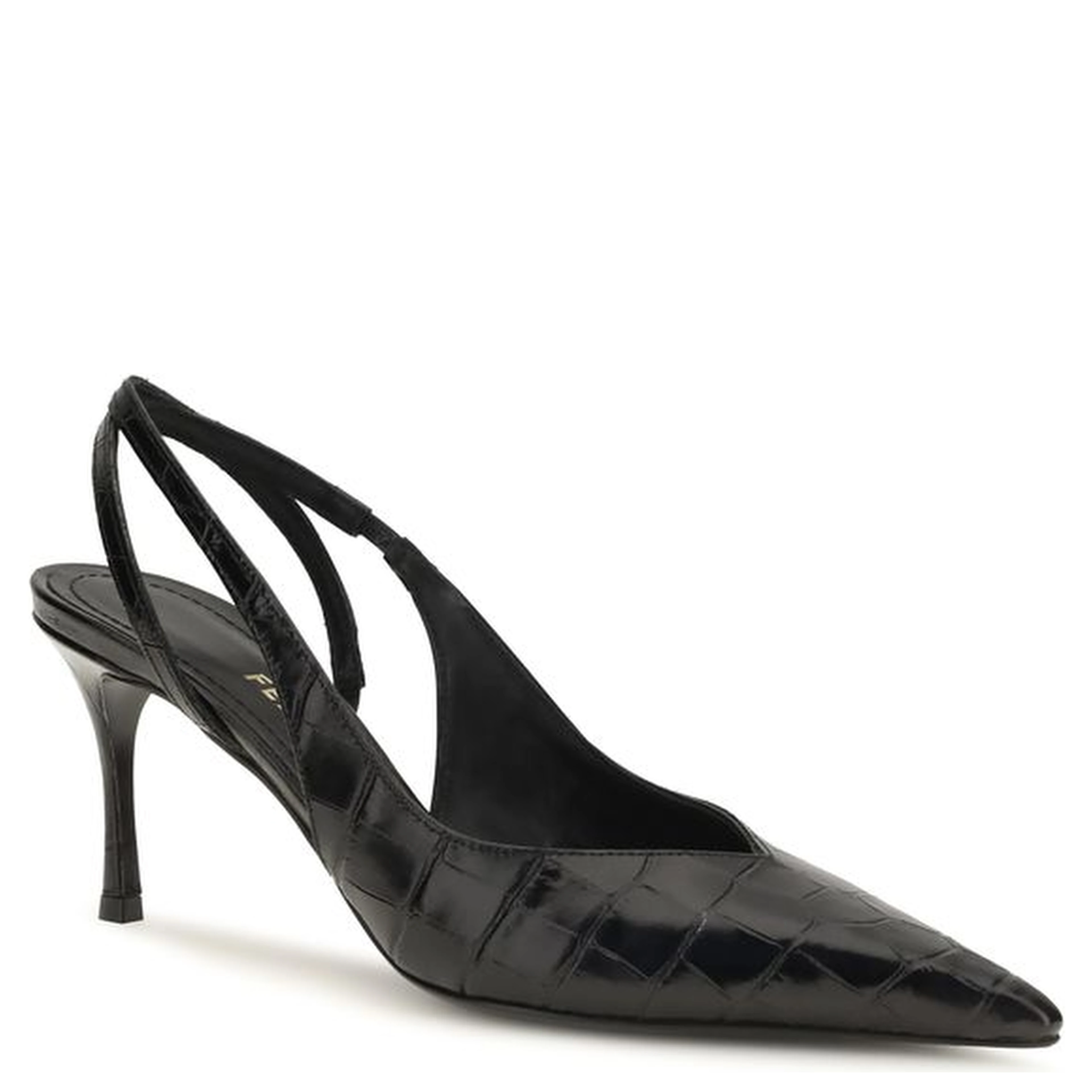 Black Calf Leather Bos Taurus Pumps