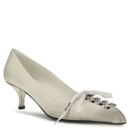 White Calf Leather Bos Taurus Lace-Up