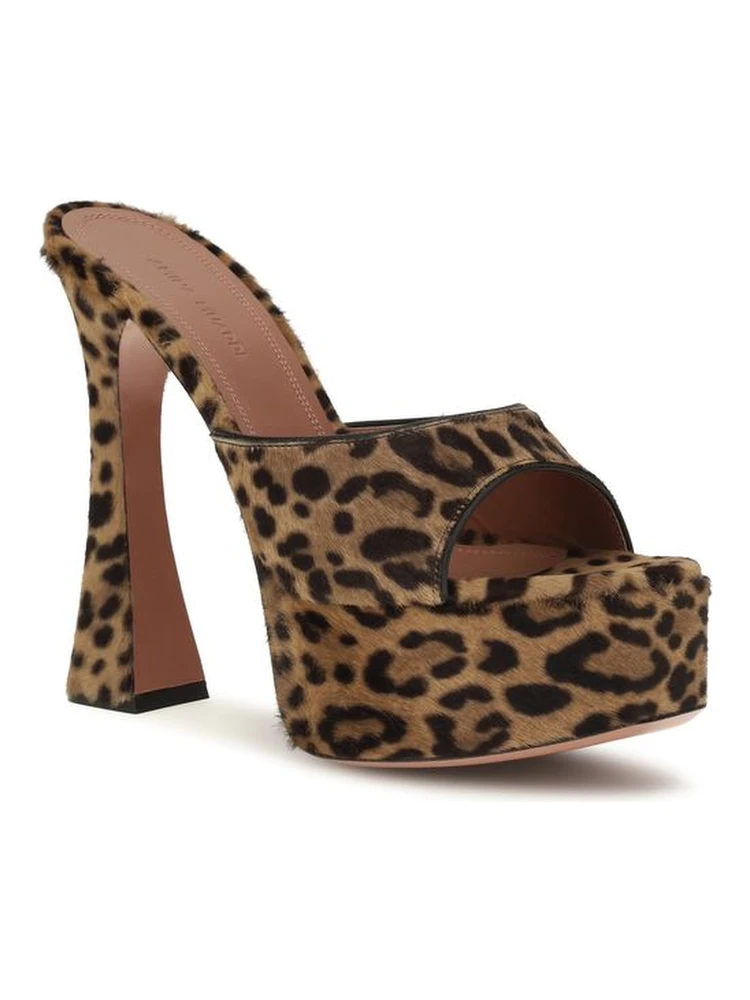 Beige Calf Leather Bos Taurus Platform Sandals alternative