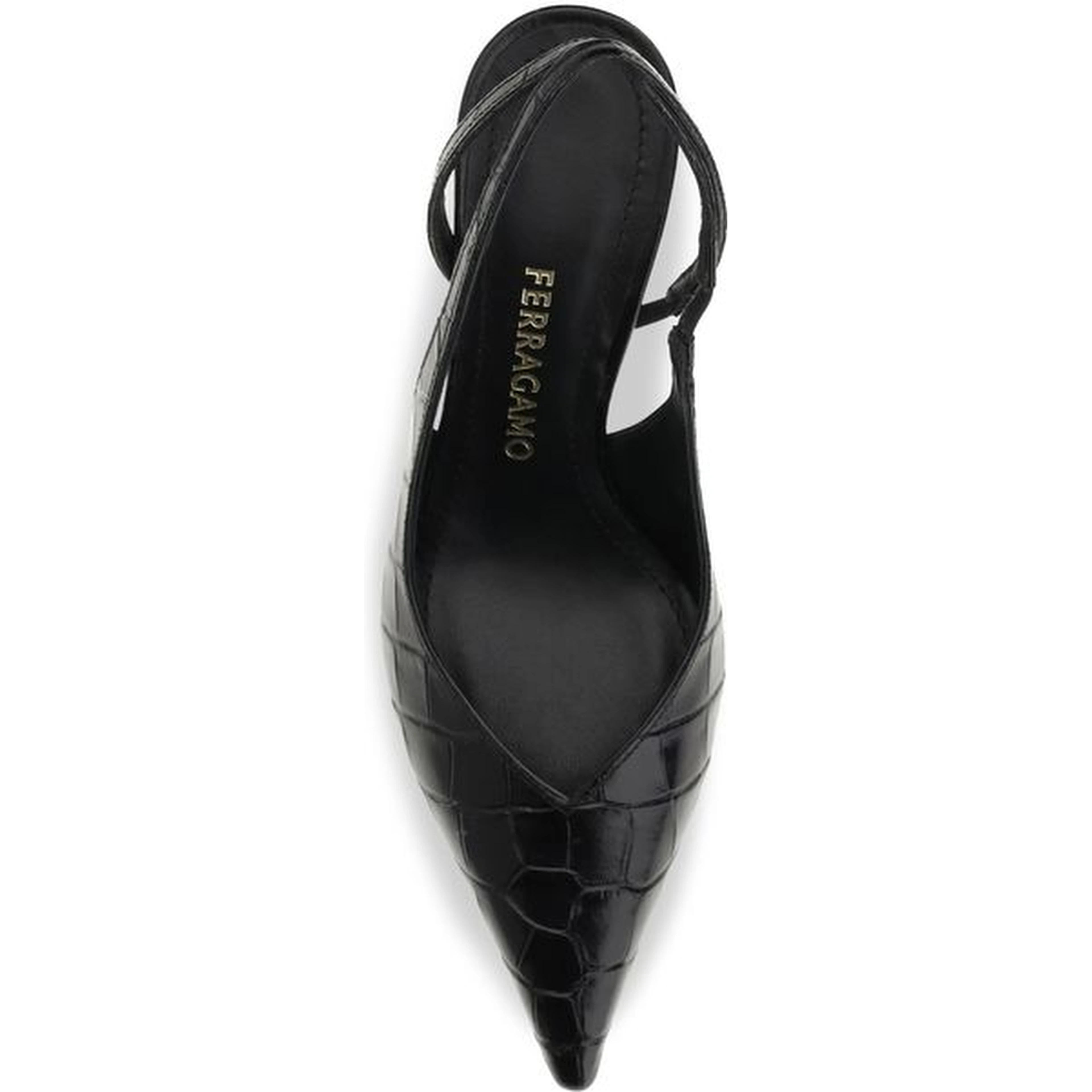 Black Calf Leather Bos Taurus Pumps