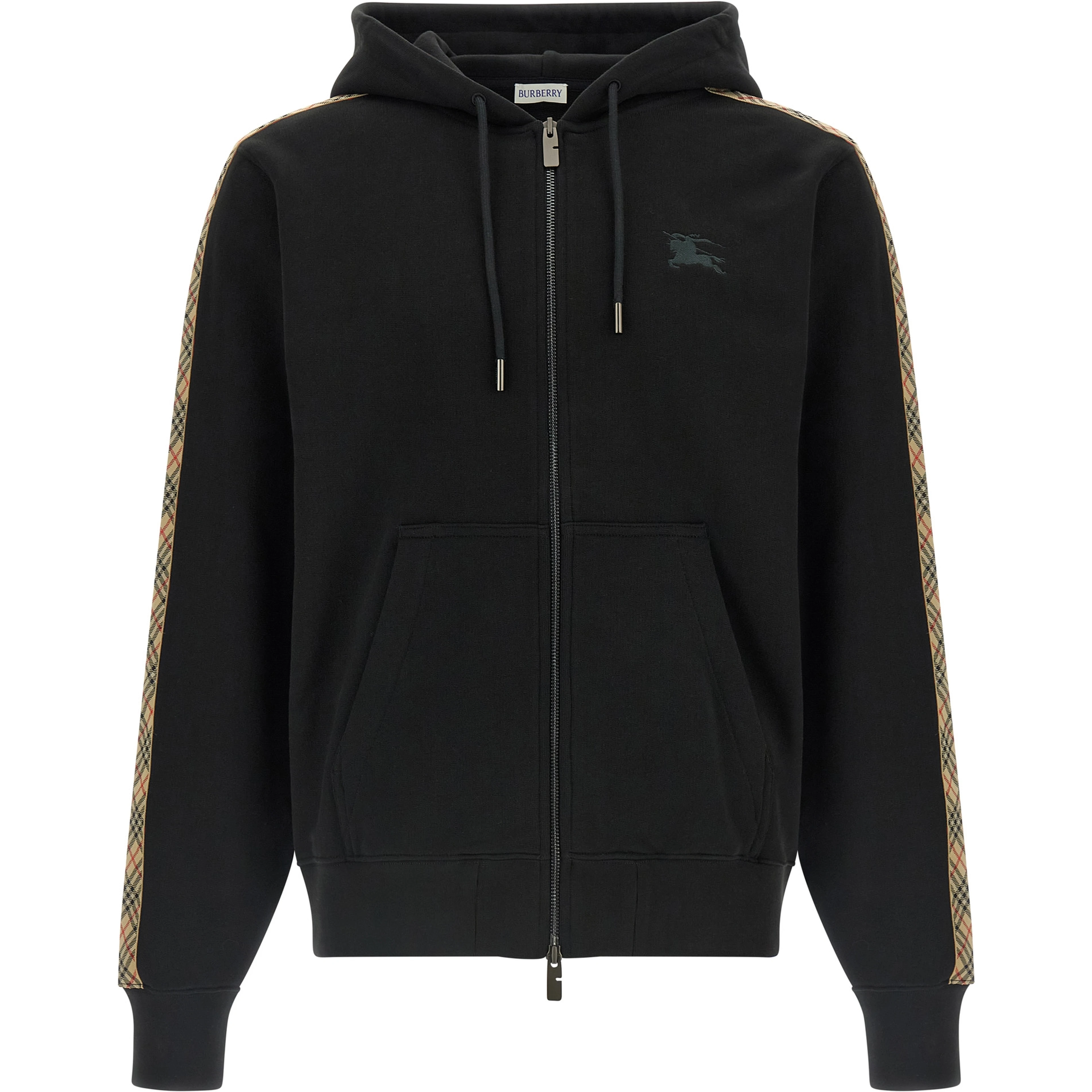 Black Cotton Sweatshirt