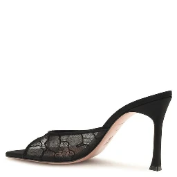 Black Fabric Pumps